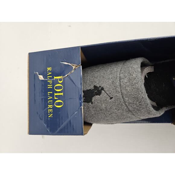 Polo Ralph Lauren Slippers Men\'s Medium 9 - 10 Gray Memory Foam Antimicrobial main image 8